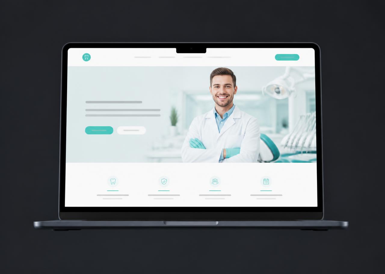 Modelo de site para Odontologia