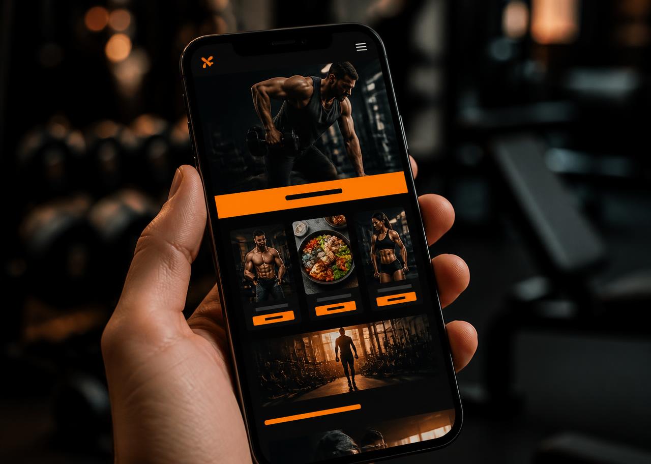 Modelo de site para Personal Trainer